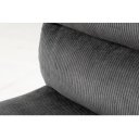 COMFORT modern kordbársony bárszék - szürke