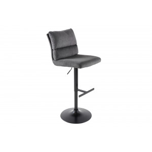 COMFORT modern kordbársony bárszék - szürke