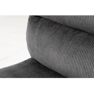 COMFORT modern kordbársony bárszék - szürke