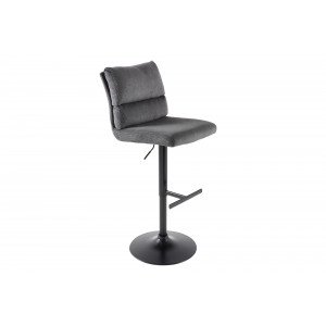 COMFORT modern kordbársony bárszék - szürke