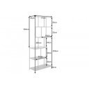 SLIM LINE modern polc - 185cm - antracit márvány