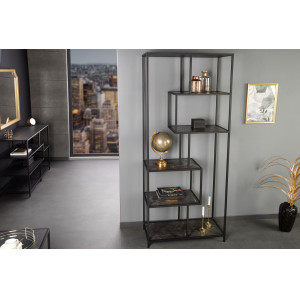 SLIM LINE modern polc - 185cm - antracit márvány
