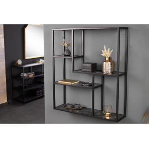 SLIM LINE modern fali polc - 90cm - antracit márvány INVICTA