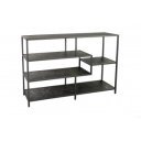 SLIM LINE modern polc - 115cm - antracit márvány