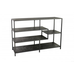 SLIM LINE modern polc - 115cm - antracit márvány