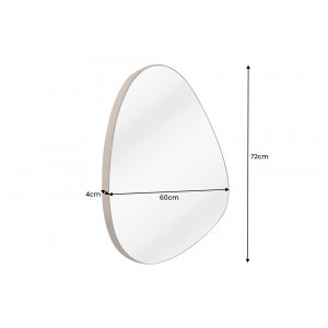 NOEMI modern tükör - 70cm - tölgy