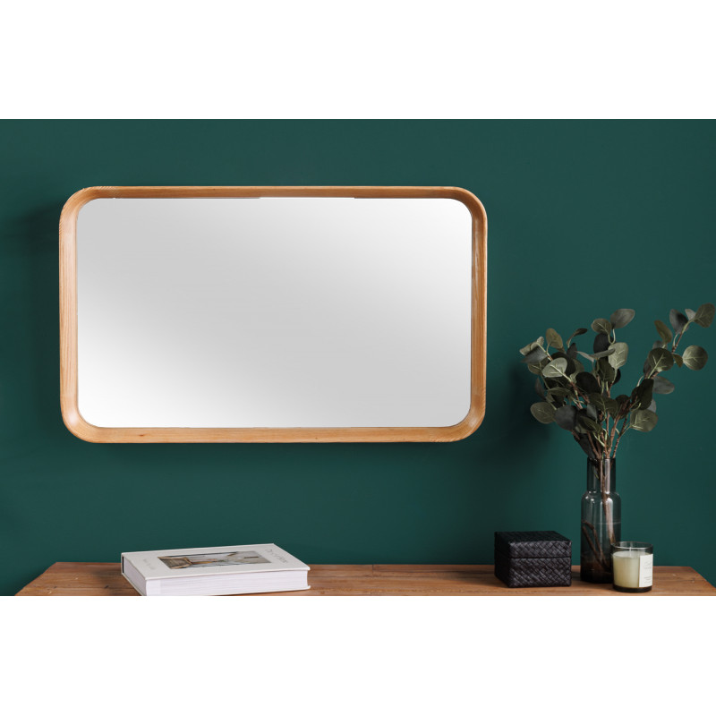 AMSTERDAM modern tükör - 80cm - tölgy