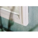 CASTILLO különleges tükör - vintage fehér- 100cm