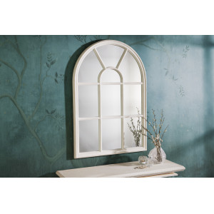 CASTILLO különleges tükör - vintage fehér- 100cm INVICTA