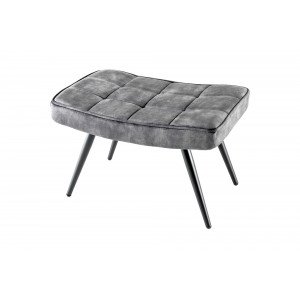SCANDINAVIA design bársony fotel - szürke