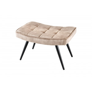 SCANDINAVIA design bársony fotel - beige