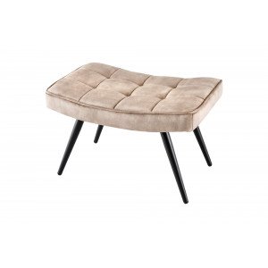 SCANDINAVIA design bársony fotel - beige