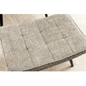 SCANDINAVIA design bouclé fotel - beige