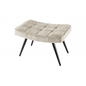 SCANDINAVIA design bouclé fotel - beige
