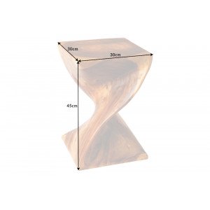 HELIX modern fa lerakóasztal - 30cm