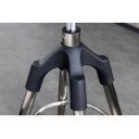 INDUSTRIAL modern fém bárszék - ezüst