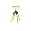INDUSTRIAL modern fém bárszék - arany