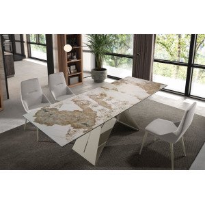 ESTELA design bővíthető kerámia étkezőasztal - 180-240cm Angel Cerdá