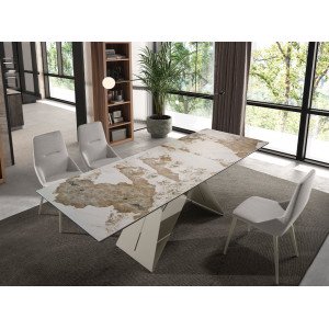 ESTELA design bővíthető kerámia étkezőasztal - 180-240cm