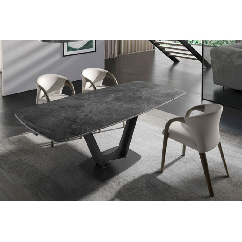 RODELLAR bővíthető kerámia design étkezőasztal - 160-240cm