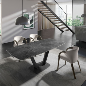 RODELLAR bővíthető kerámia design étkezőasztal - 160-240cm