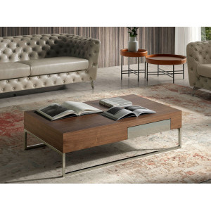 JAVIER design dohányzóasztal - dió - 120cm