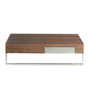 JAVIER design dohányzóasztal - dió - 120cm