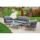 AMALFI prémium kültéri szett - szürke/beige