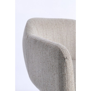 OTTAWA design forgó fotel - szürke/beige