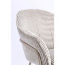 SERENA modern kordbársony szék - szürke