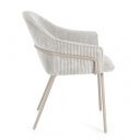 SERENA modern kordbársony szék - szürke