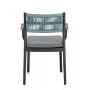 HAVANNA modern kültéri szék - kék/szürke/zöld