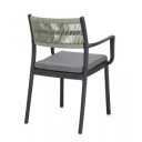 HAVANNA modern kültéri szék - kék/szürke/zöld