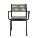 HAVANNA modern kültéri szék - kék/szürke/zöld