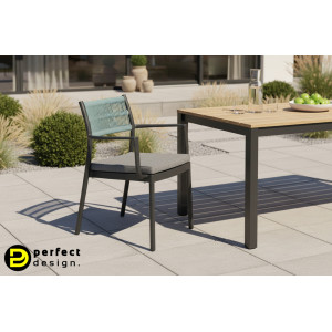 HAVANNA modern kültéri szék - kék/szürke/zöld