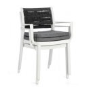 HAVANNA modern kültéri szék - antracit/szürke/zöld