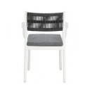 HAVANNA modern kültéri szék - antracit/szürke/zöld