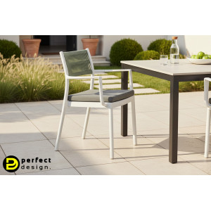 HAVANNA modern kültéri szék - antracit/szürke/zöld