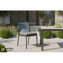 HAVANNA-II modern kültéri szék - kék/szürke/zöld