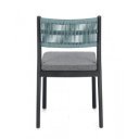 HAVANNA-II modern kültéri szék - kék/szürke/zöld