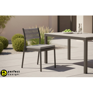 HAVANNA-II modern kültéri szék - kék/szürke/zöld