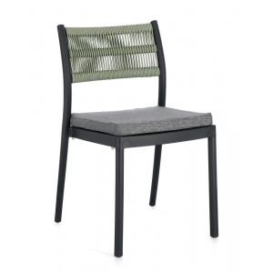 HAVANNA-II modern kültéri szék - kék/szürke/zöld
