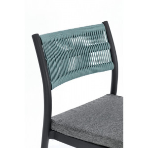 HAVANNA-II modern kültéri szék - kék/szürke/zöld