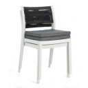 HAVANNA-II modern kültéri szék - antracit/szürke/zöld