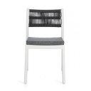 HAVANNA-II modern kültéri szék - antracit/szürke/zöld