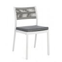 HAVANNA-II modern kültéri szék - antracit/szürke/zöld