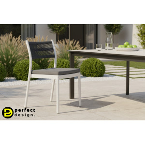 HAVANNA-II modern kültéri szék - antracit/szürke/zöld