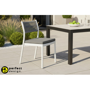 HAVANNA-II modern kültéri szék - antracit/szürke/zöld