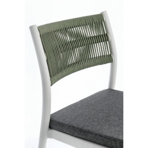 HAVANNA-II modern kültéri szék - antracit/szürke/zöld