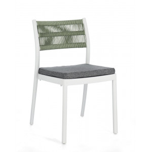 HAVANNA-II modern kültéri szék - antracit/szürke/zöld